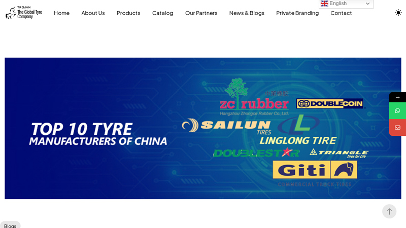 Image of Top 10 Tyre Manufacturers of China