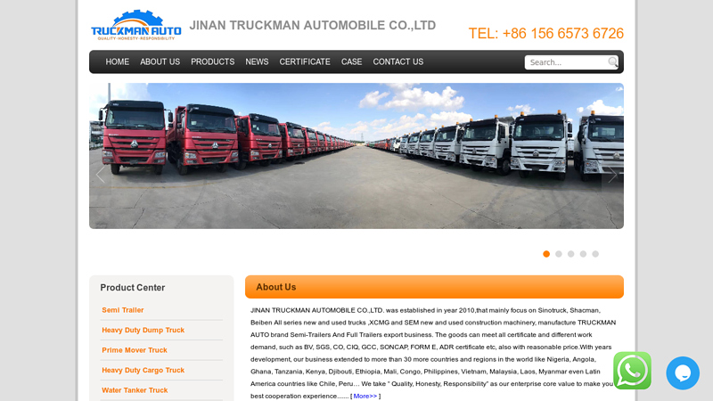 JINAN TRUCKMAN AUTOMOBILE CO.,LTD.