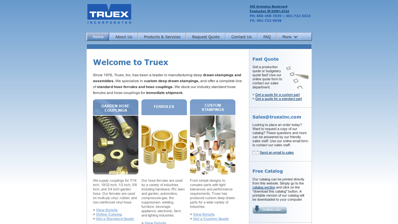 Ferrule, Hose Fittings, Metal Stampings | Truexinc