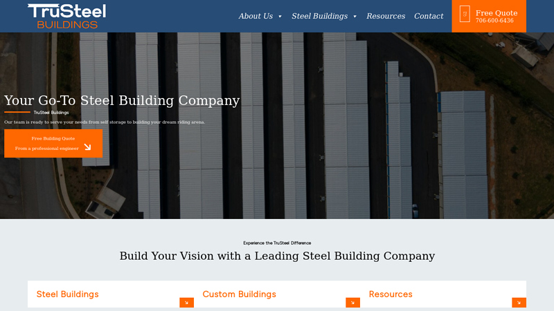 High-Quality Custom Steel Buildings | TruSteel Buildings