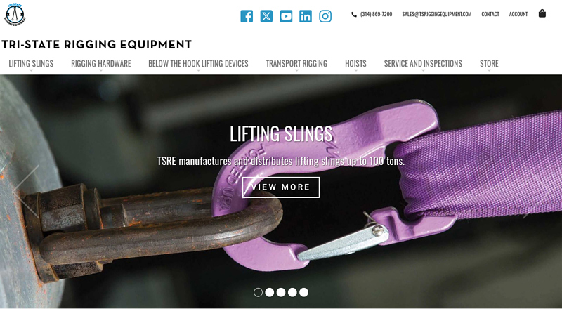 Tri-State Rigging Equipment | Lifting and Rigging Solutions | Expertly Engineered | Fast Shipping