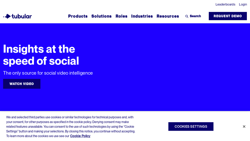 Tubular Labs C Tubular inspires the remarkably relevant by tracking shifting values, interests and consumer behaviors across platforms.