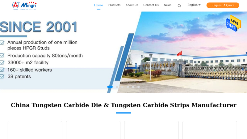 Quality Tungsten Carbide Die & Tungsten Carbide Strips factory from China