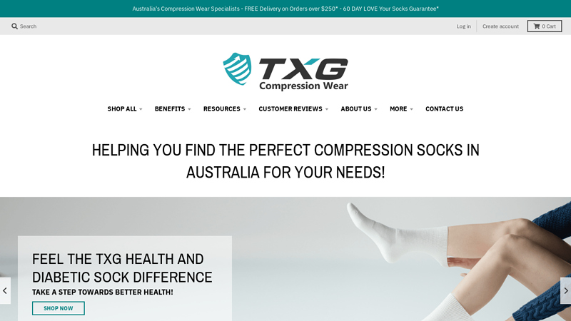 Compression Socks Australia | TXG Compression Wear C TXG Australia Compression Wear