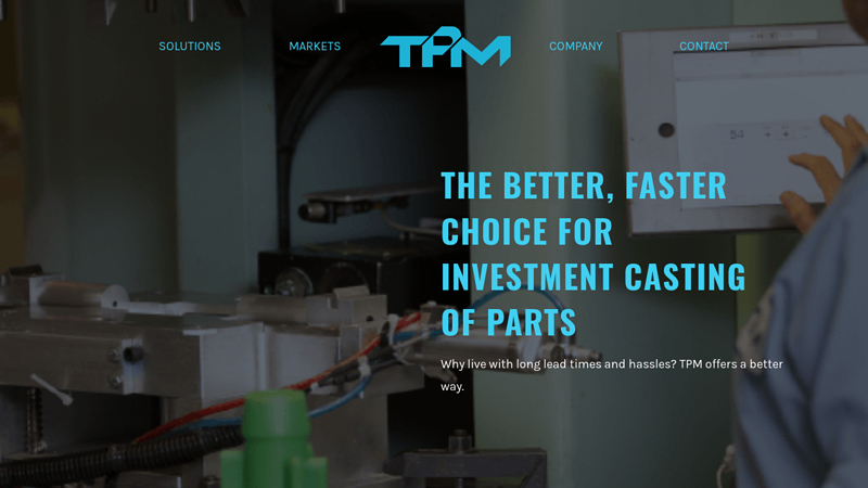 Investment Casting Foundry | Texas Precision Metalcraft - TPM - Texas Precision Metalcraft (en-US)