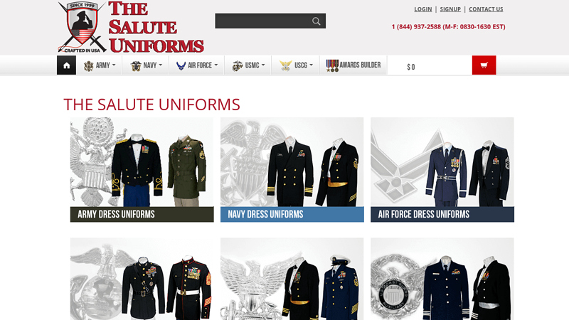 US Military Uniforms & Insignia Manufacturer : The Salute Uniforms