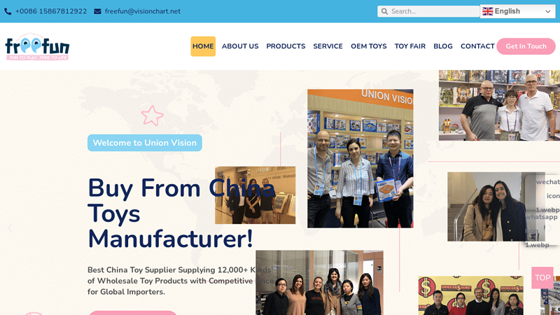 Best Chinese Toy Manufacturer, Supplier, Factory - Union Vision