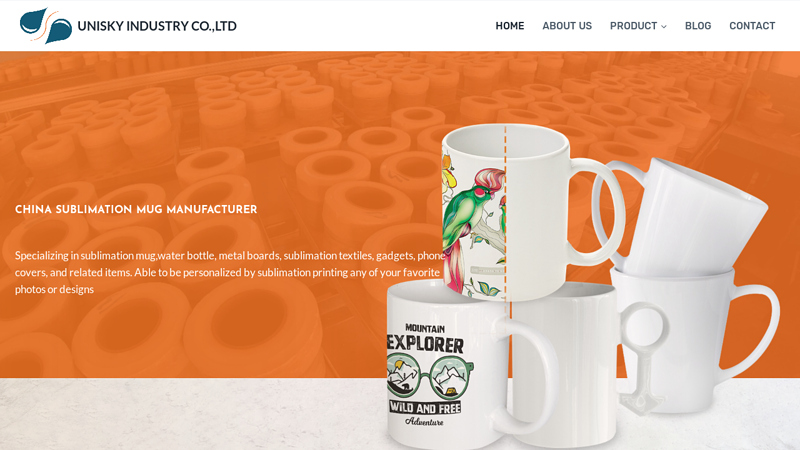 Image of China Sublimation Mug Manufacturer