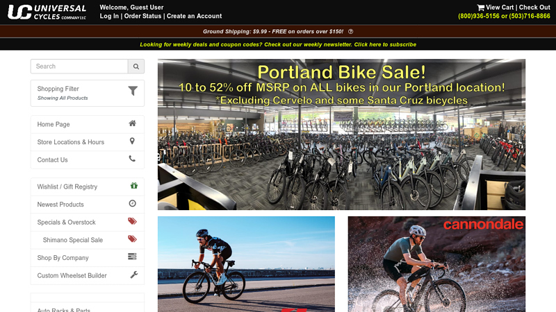 Universal Cycles - The Largest Selection of Road and Mountain Bike Parts