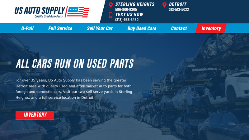 US Auto Supply: U-Pull & Full Service Parts for Foreign & Domestic Cars