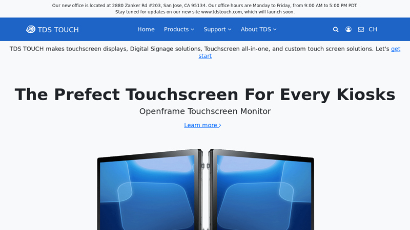 Computer Hardware Manufacturing for Touchscreens of Retail, Kiosk, POS & Digital Signage | TDS TOUCH