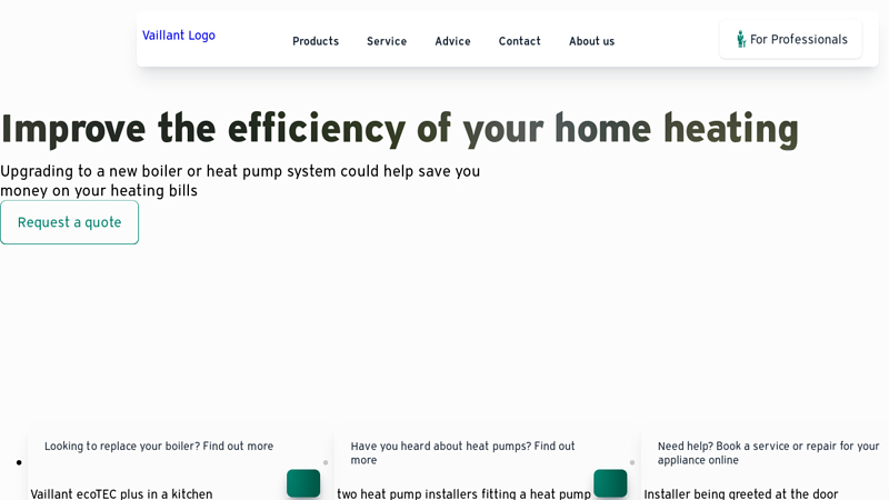 Vaillant UK | Leading boilers, heat pumps and heating systems