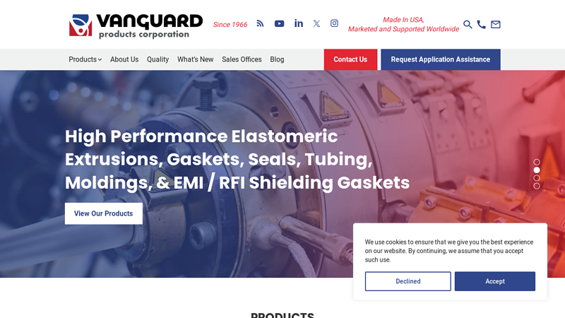 Silicone Tubing, Custom Gasket and Seal Manufacturer - Vanguard Products