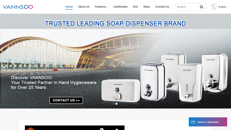 Wholesale Soap Dispenser,Toilet Paper Dispenser,Hand Dryer Supplier - Vannsoo.com