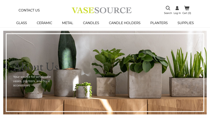 Image of VaseSource: Wholesale Modern & Decorative Vases Online