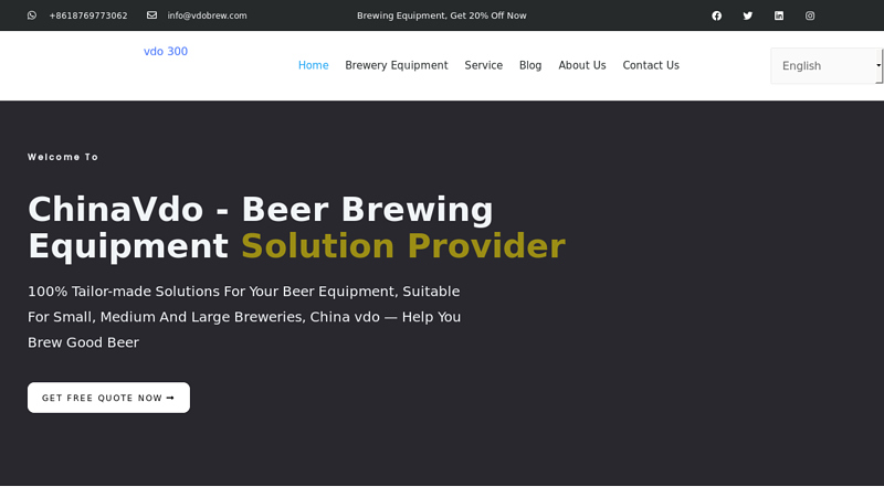 Image of China 15 Years Beer Brewing Equipment Manufacturer