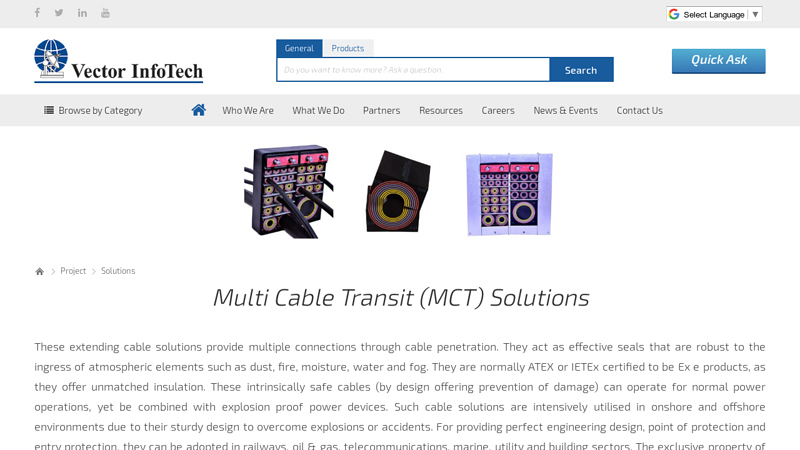 Image of Multi Cable Transit (MCT) Solutions | Vector InfoTech