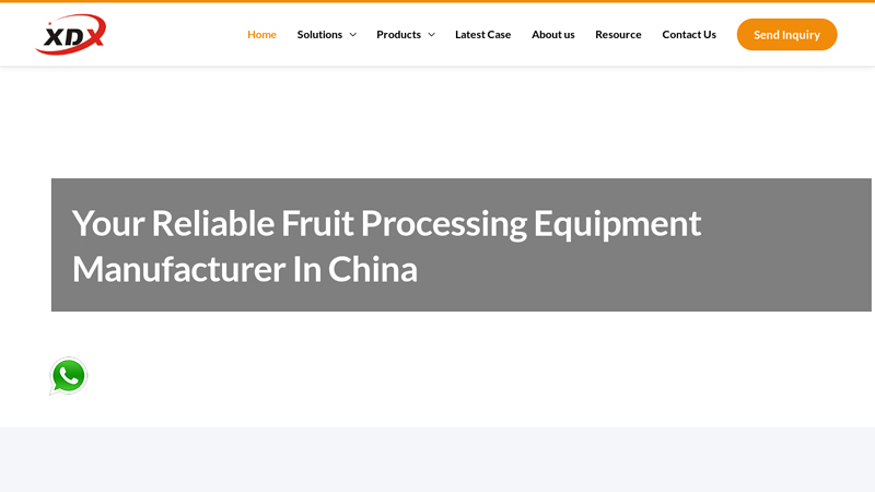 Image of Solution of Fruit & Vegetable Processing Machinery