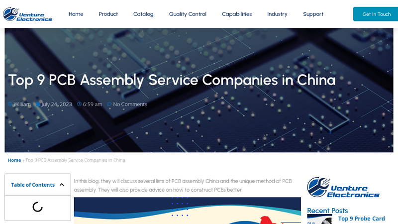 Image of Spot the Top 9 PCB Assembly Service Companies in China