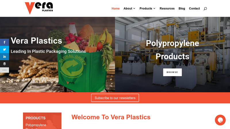 Plastic Packaging - Leader In Plastic Products - Vera Plastics