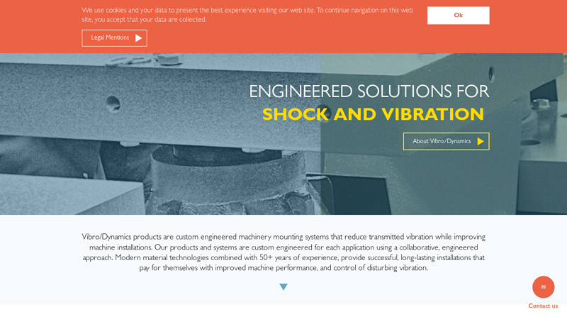 Vibro/Dynamics: Vibration Isolation Systems, Materials & Solutions