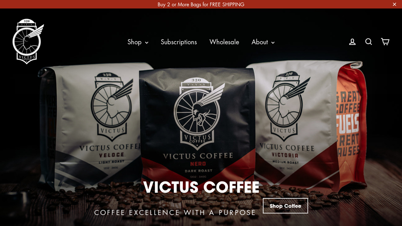 Victus Coffee | Great Coffee Fuels Great Causes | West Hartford CT