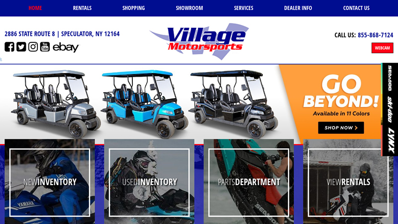 Village Motorsports, Speculator NY: Ski-Doo, Sea-Doo, Yamaha & More!