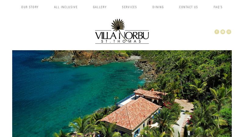 Villa Norbu - Top Wedding Venues St. Thomas Virgin Island