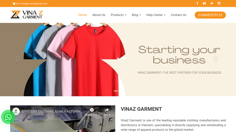 VinaZ Garment | Best Garment Factory In Vietnam