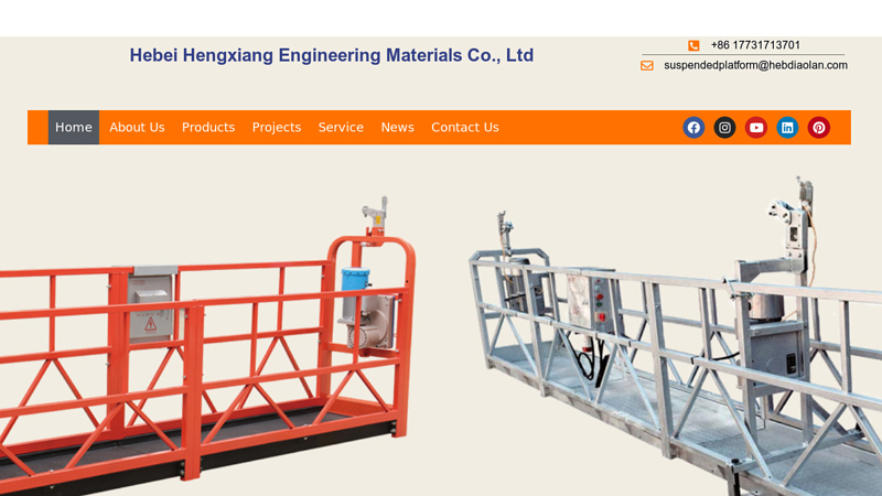 Suspended Platform Manufacturer China - Hebei Hengxiang