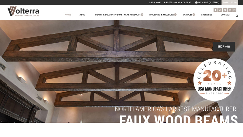 Volterra Architectural Products - Quality Faux Wood Beams