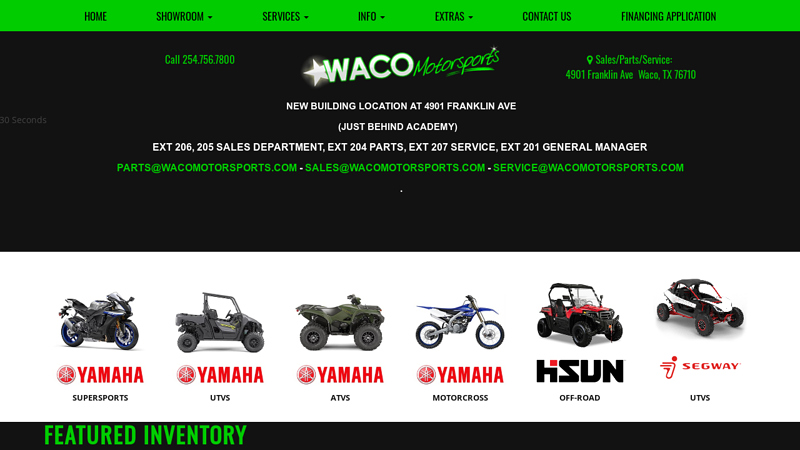 Motorsports Dealer Waco, TX | Motorcycles, ATVs, Scooter & Watercraft For Sale