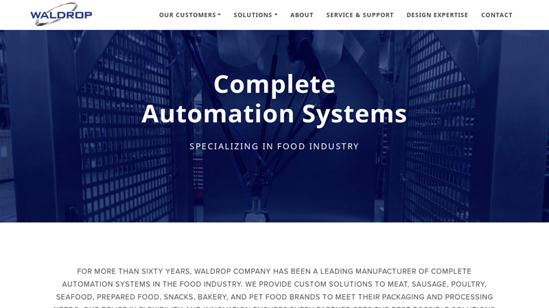 Automate Your Food Production Lines - Waldrop Company