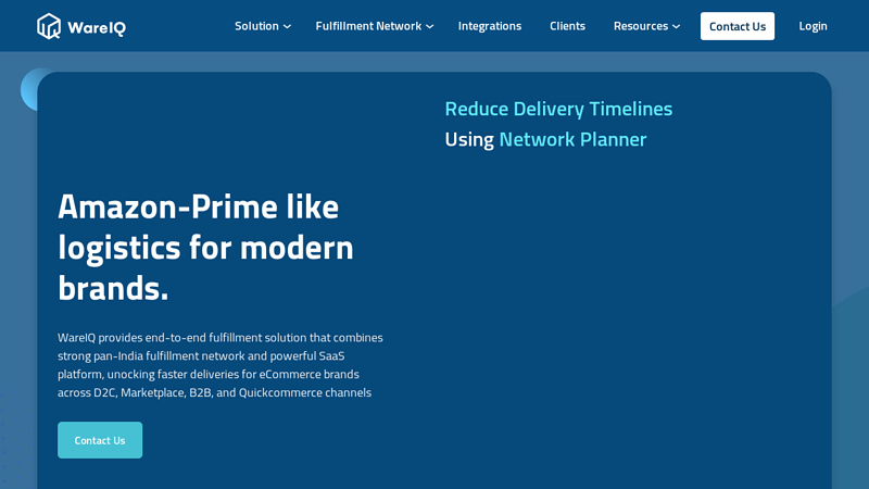 Amazon-Prime Like Logistics For Modern Brands | WareIQ