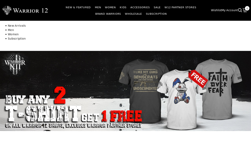 Warrior 12 - A Patriotic Apparel Company