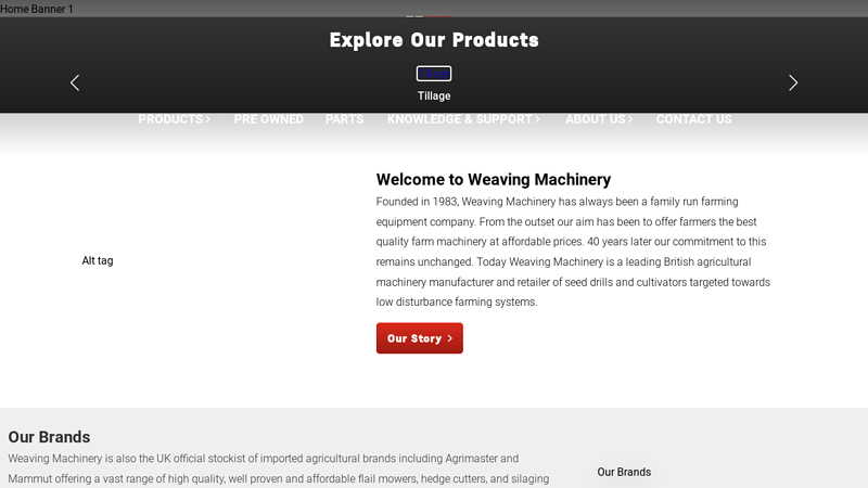 Weaving Machinery | Agricultural Machinery Manufacturer