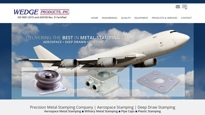 Precision & Aerospace Metal Stamping, Pipe Caps, Deep Draw Stamping Company