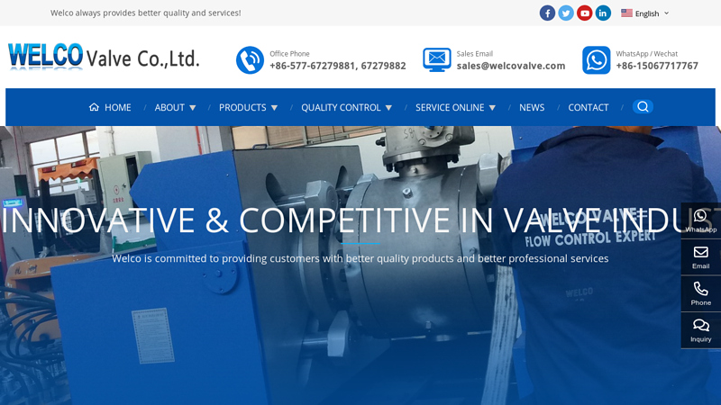 Image of Welco Valve Co.,Ltd