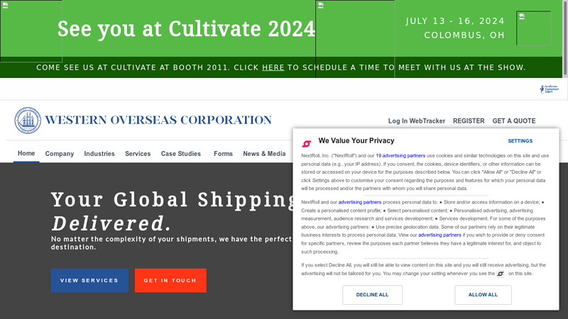 Western Overseas Corporation | Your Global Shipping Needs...Delivered