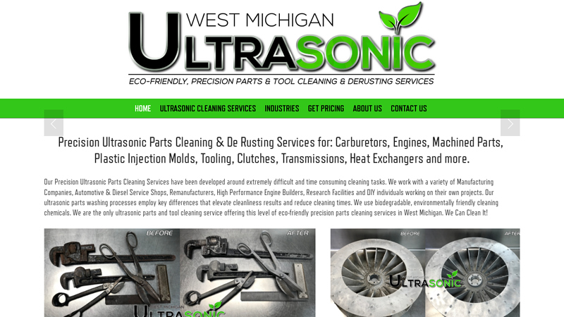 Specialized Ultrasonic Cleaning Services for Parts & Tooling - West Michigan Ultrasonic - Eco-Friendly Precision Parts Cleaning & Derusting