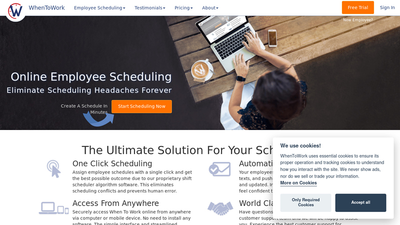 Employee Scheduling Software & App. Try It Free! | WhenToWork