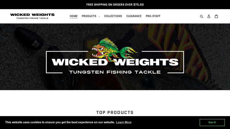 Wicked Weights | Quality Tungsten Fishing Products