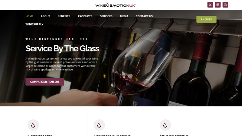 Wine Dispenser & Preservation Systems | WineEmotion UK