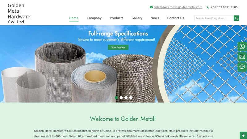 Wire Mesh Factory-Wire Mesh Manufacture and Exporter In China