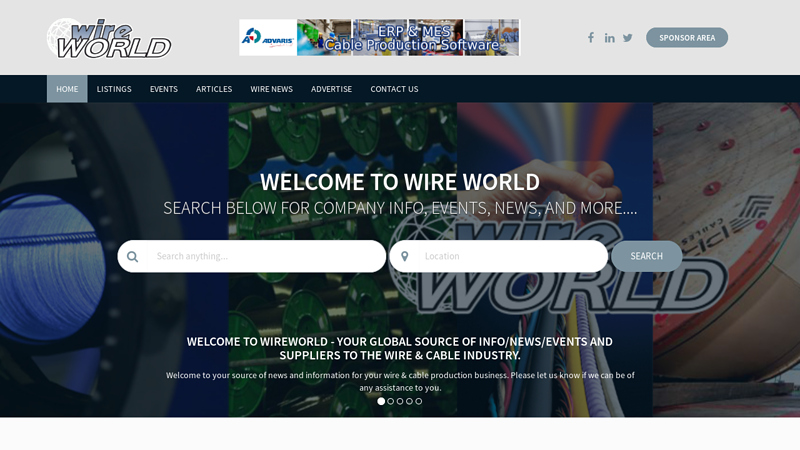 Home Page - Wire World | Wire World Internet