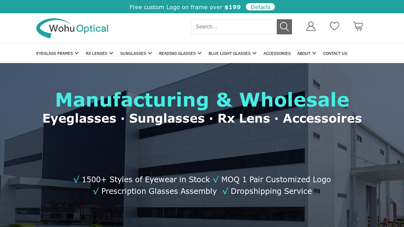 Wohu Optical - Wholesale Eyeglasses, Sunglasses & Eyewear Factory