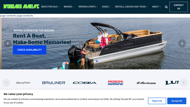 Cruising, Fishing, Wake/Surf/Ski, Pontoon Boats and Personal Watercrafts For Sale Near Lake Bomoseen, Vermont | Woodard Marine