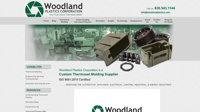 Custom Thermoset Molder - Woodland Plastics