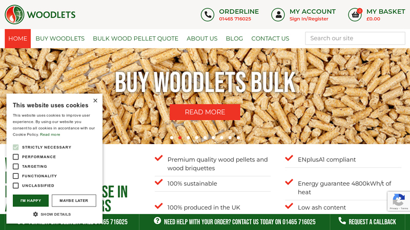 Woodlets | Biomass Heat Works | Wood Pellets for Ovens & Stoves