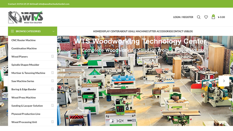 Woodworking CNC Router Machine In Bangladesh